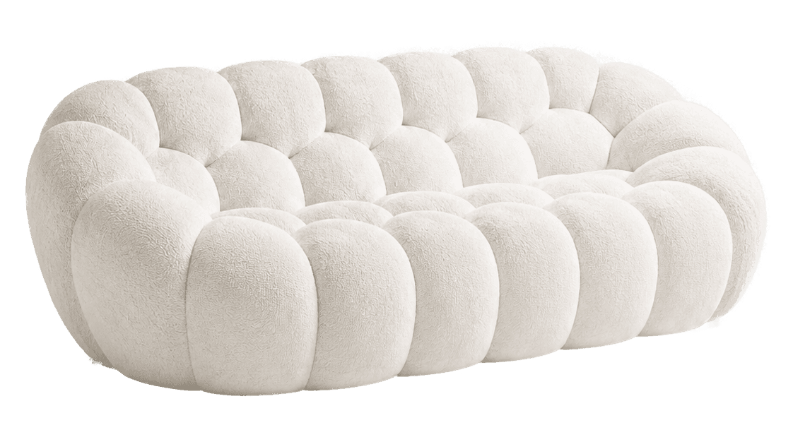 Transparent cutout of the white Bubble Sofa